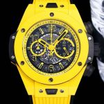 HUBLOT Big Bang Unico  45mm Yellow Bioceramic Copy Watch